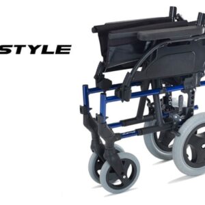 Sillas ruedas con respaldo plegable